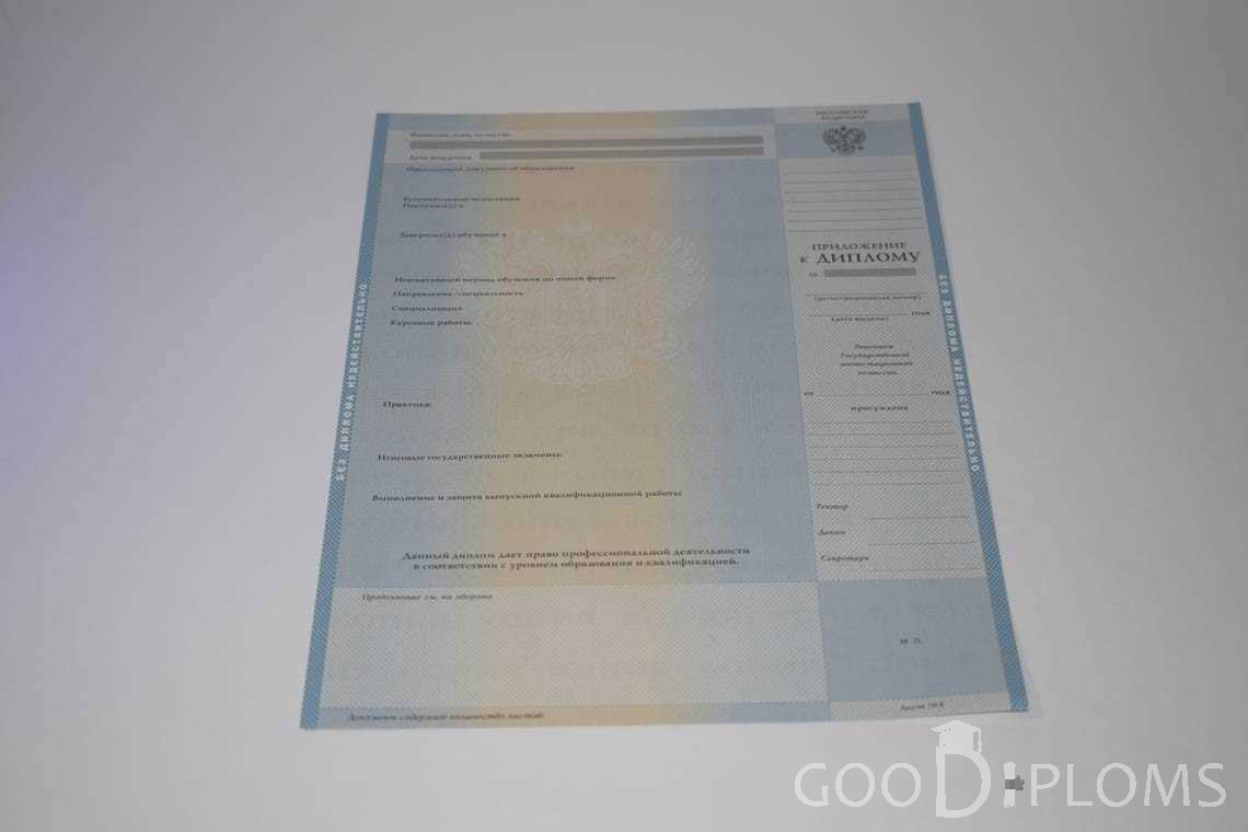 Приложение к Диплому Бакалавра в период c 2003 по 200 год - Львов