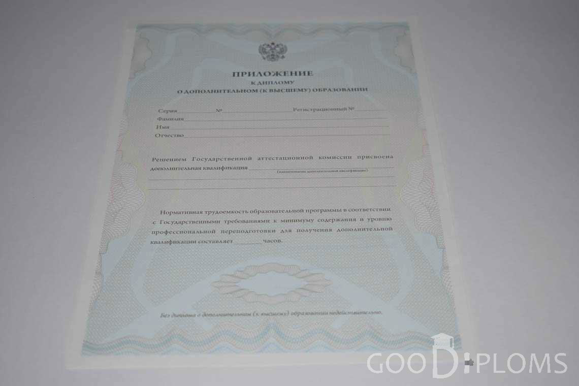 Приложение к Диплому МВА период выдачи 2011-2020 -  Львов