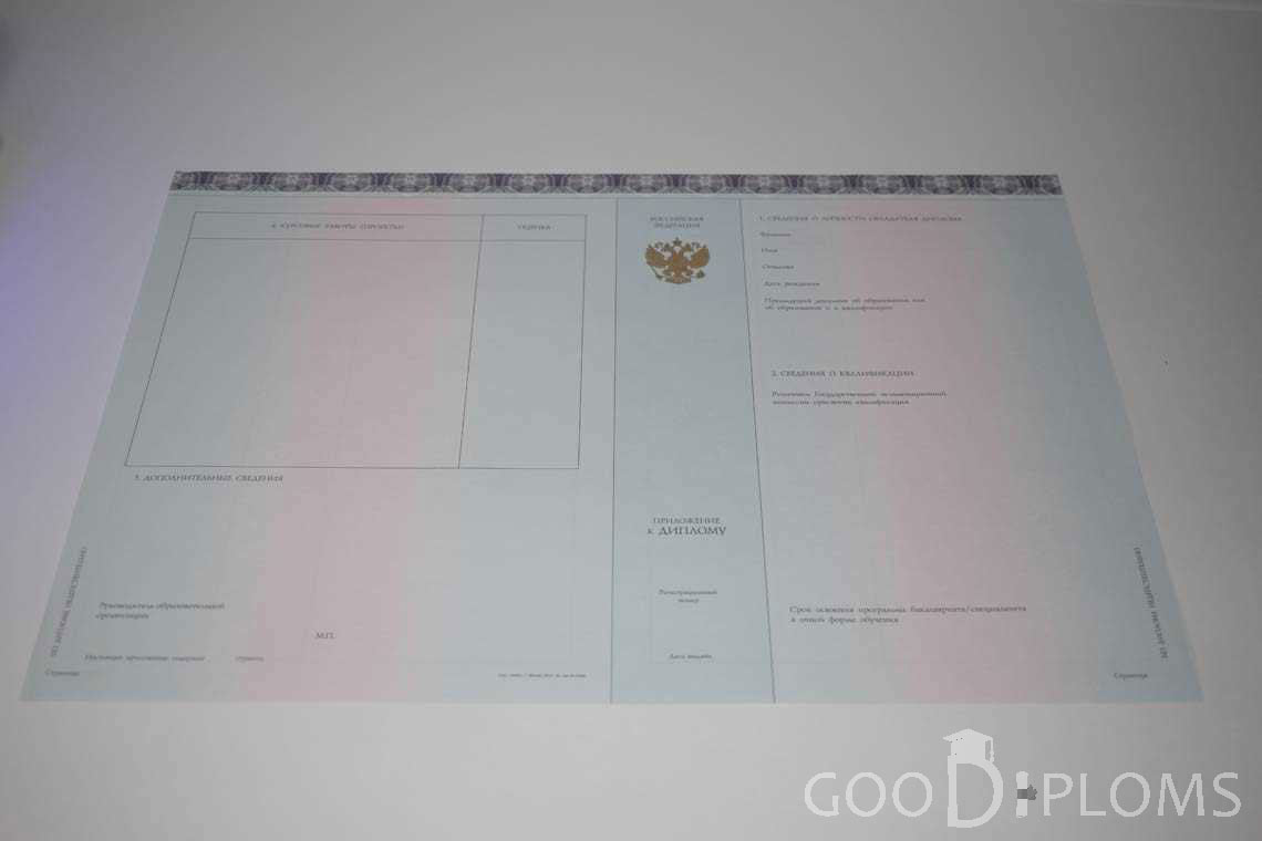 Приложение к Диплому МГИМО период выдачи 2014-2020 -  Львов